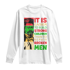 Frederick Douglass Pride Quote Long Sleeve Shirt Black History Month - African Pride