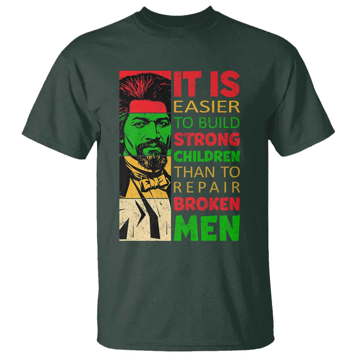 Frederick Douglass Pride Quote T Shirt Black History Month - African Pride