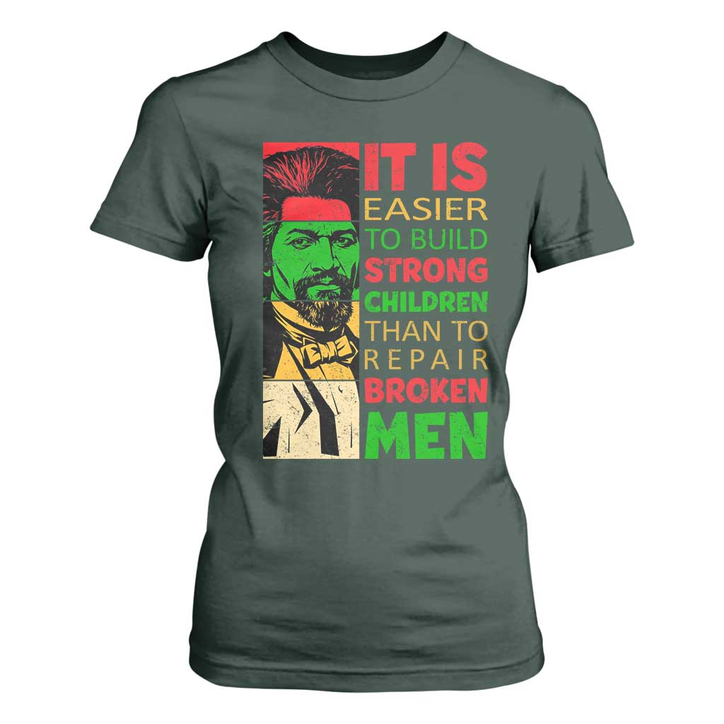 Frederick Douglass Pride Quote T Shirt For Women Black History Month - African Pride