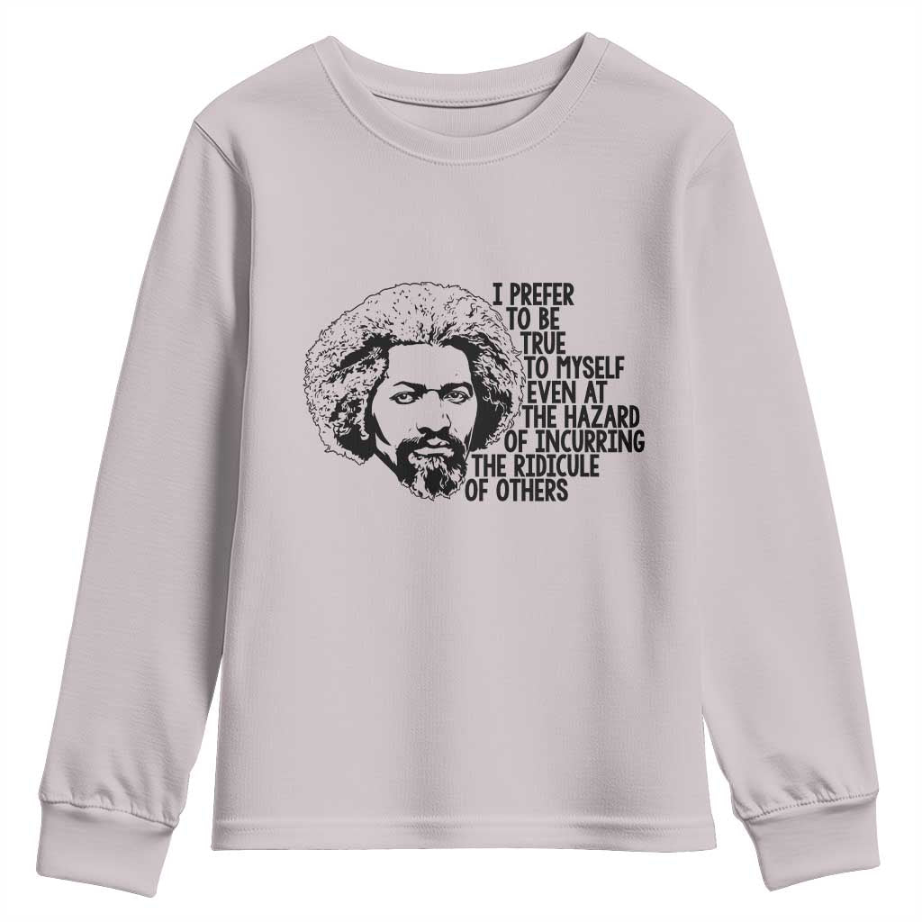 Frederick Douglass Pride Quote Youth Sweatshirt - African Pride