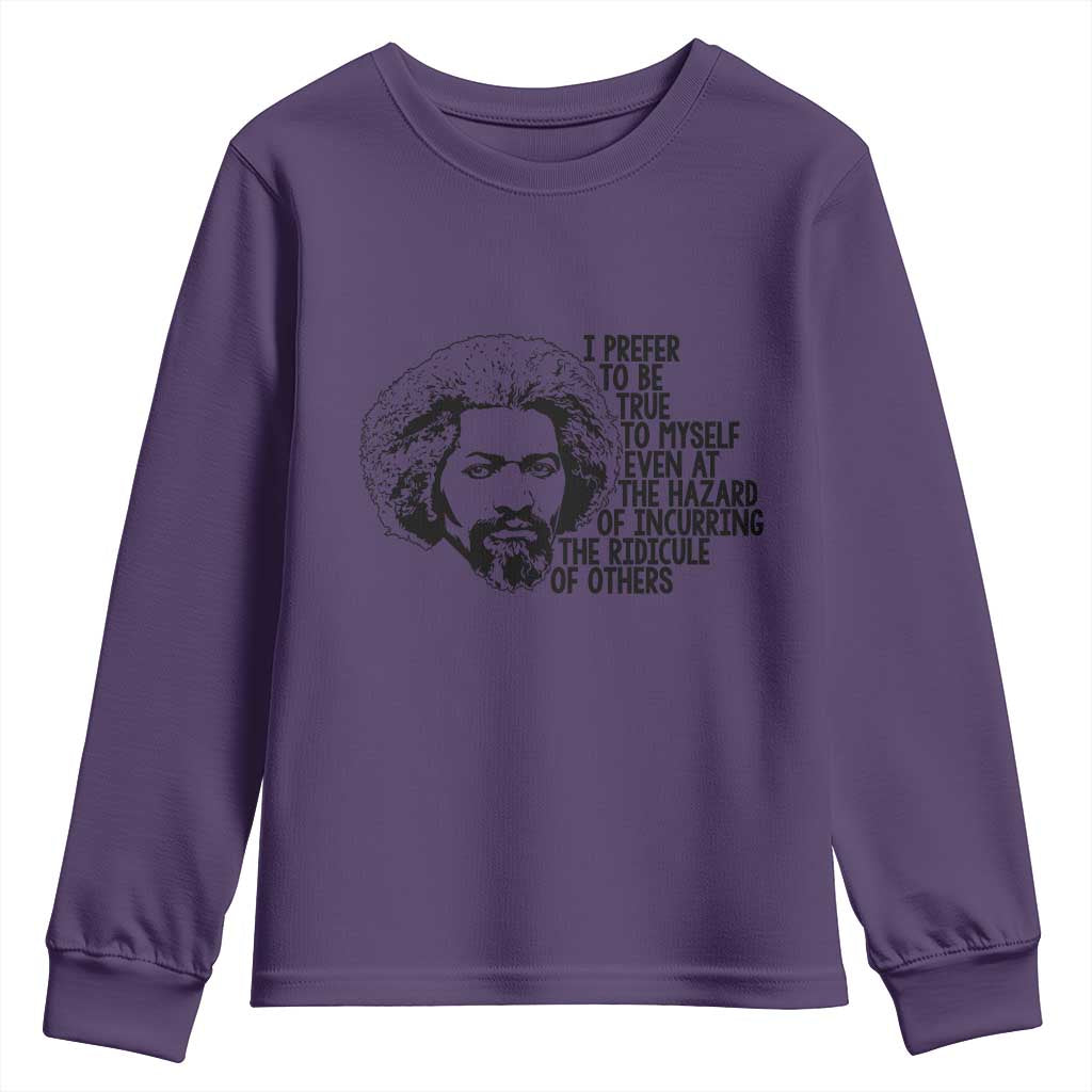 Frederick Douglass Pride Quote Youth Sweatshirt - African Pride