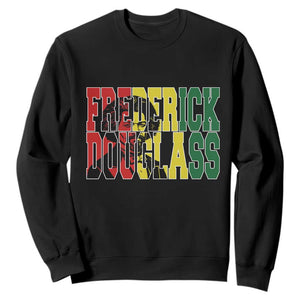 Frederick Douglass Sweatshirt Pan African Flag Black History Month - African Pride
