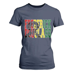 Frederick Douglass T Shirt For Women Pan African Flag Black History Month - African Pride