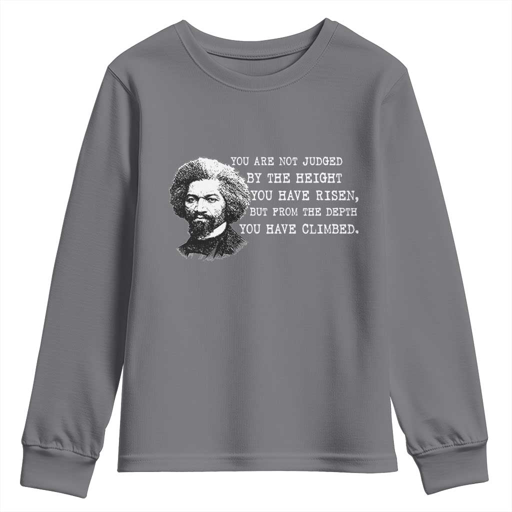Frederick Douglass Quote Youth Sweatshirt Black History Month
