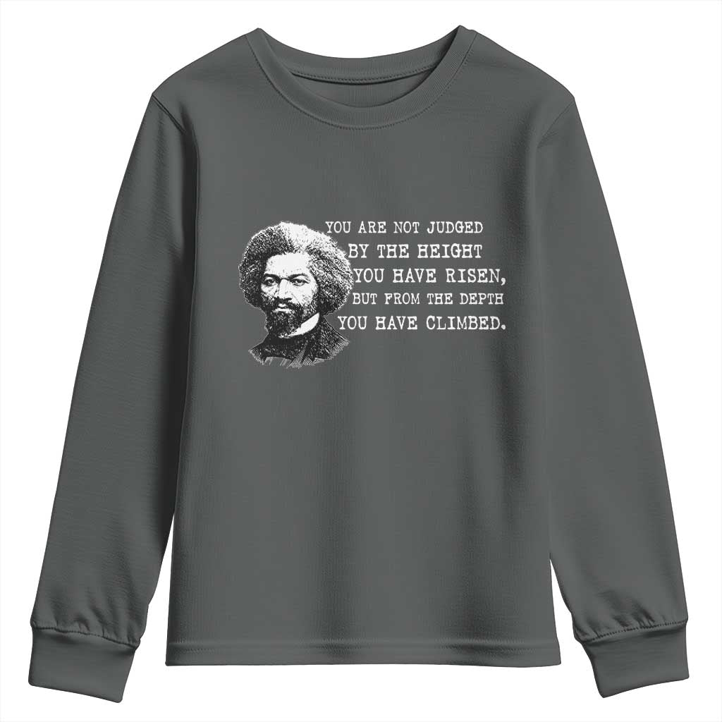Frederick Douglass Quote Youth Sweatshirt Black History Month