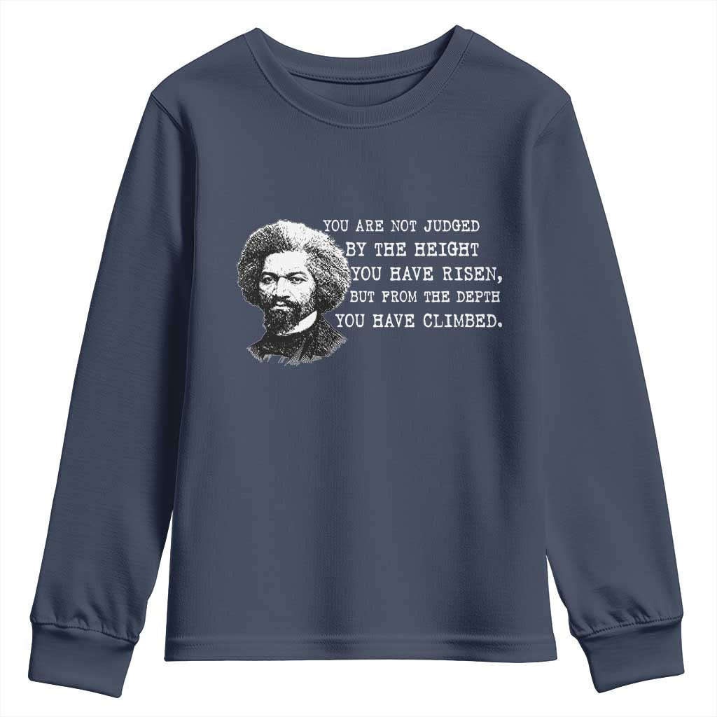 Frederick Douglass Quote Youth Sweatshirt Black History Month