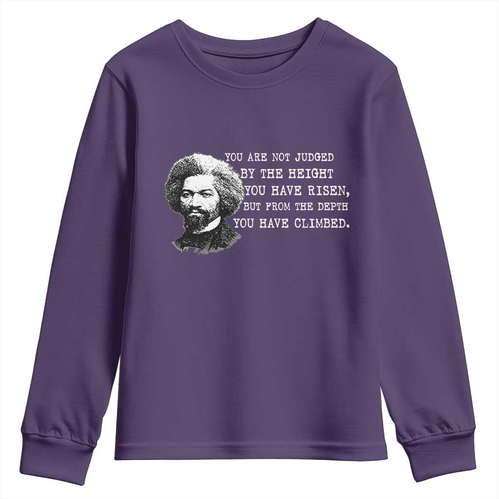 Frederick Douglass Quote Youth Sweatshirt Black History Month