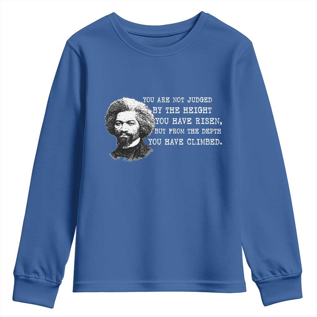 Frederick Douglass Quote Youth Sweatshirt Black History Month