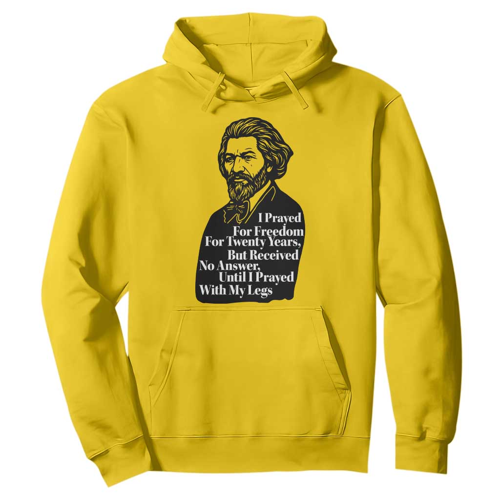 Frederick Douglass Inspirational Quote Hoodie Black History Month