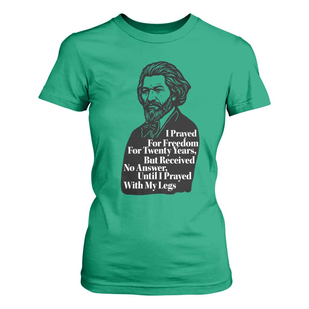Frederick Douglass Inspirational Quote T Shirt For Women Black History Month