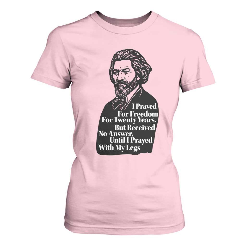 Frederick Douglass Inspirational Quote T Shirt For Women Black History Month