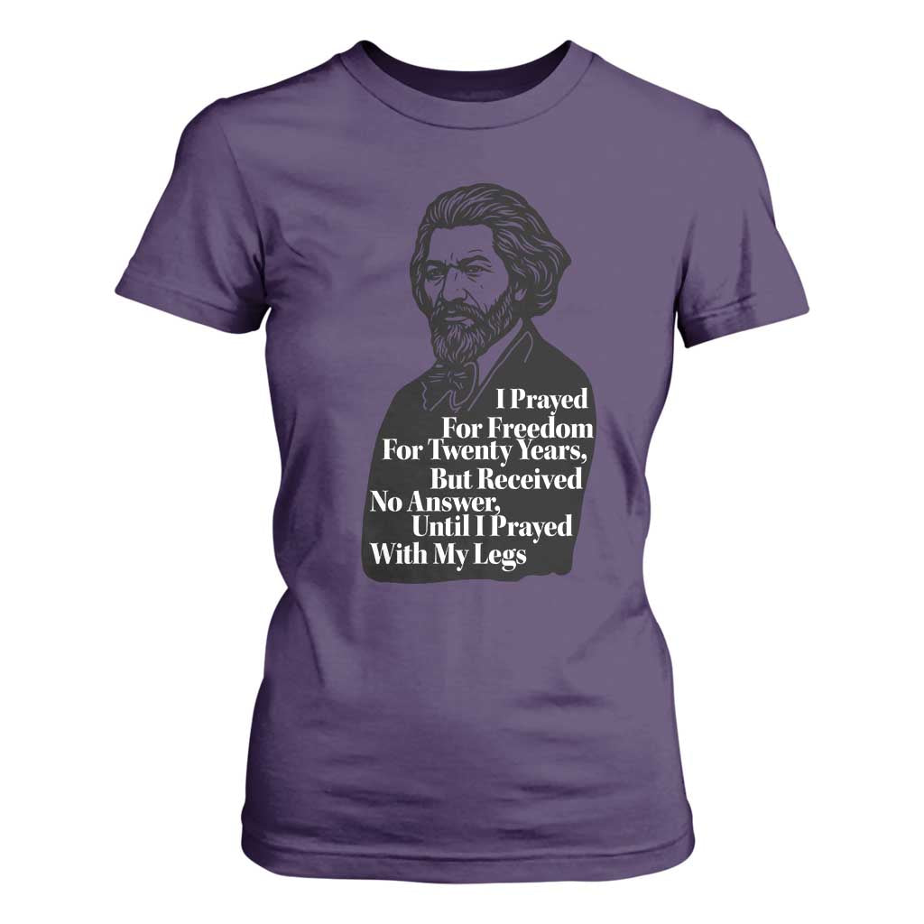Frederick Douglass Inspirational Quote T Shirt For Women Black History Month