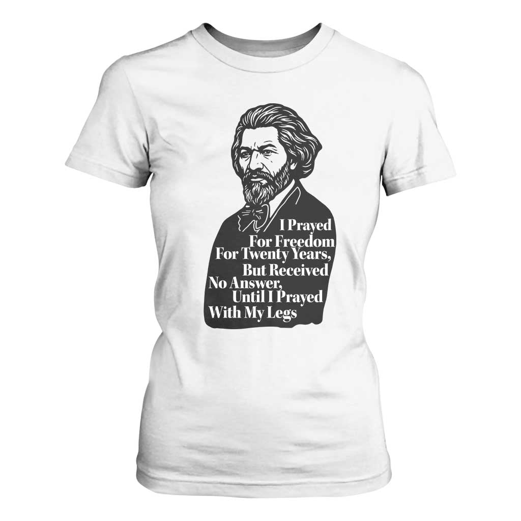 Frederick Douglass Inspirational Quote T Shirt For Women Black History Month