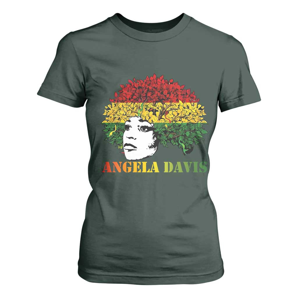 Angela Davis T Shirt For Women Black History Month