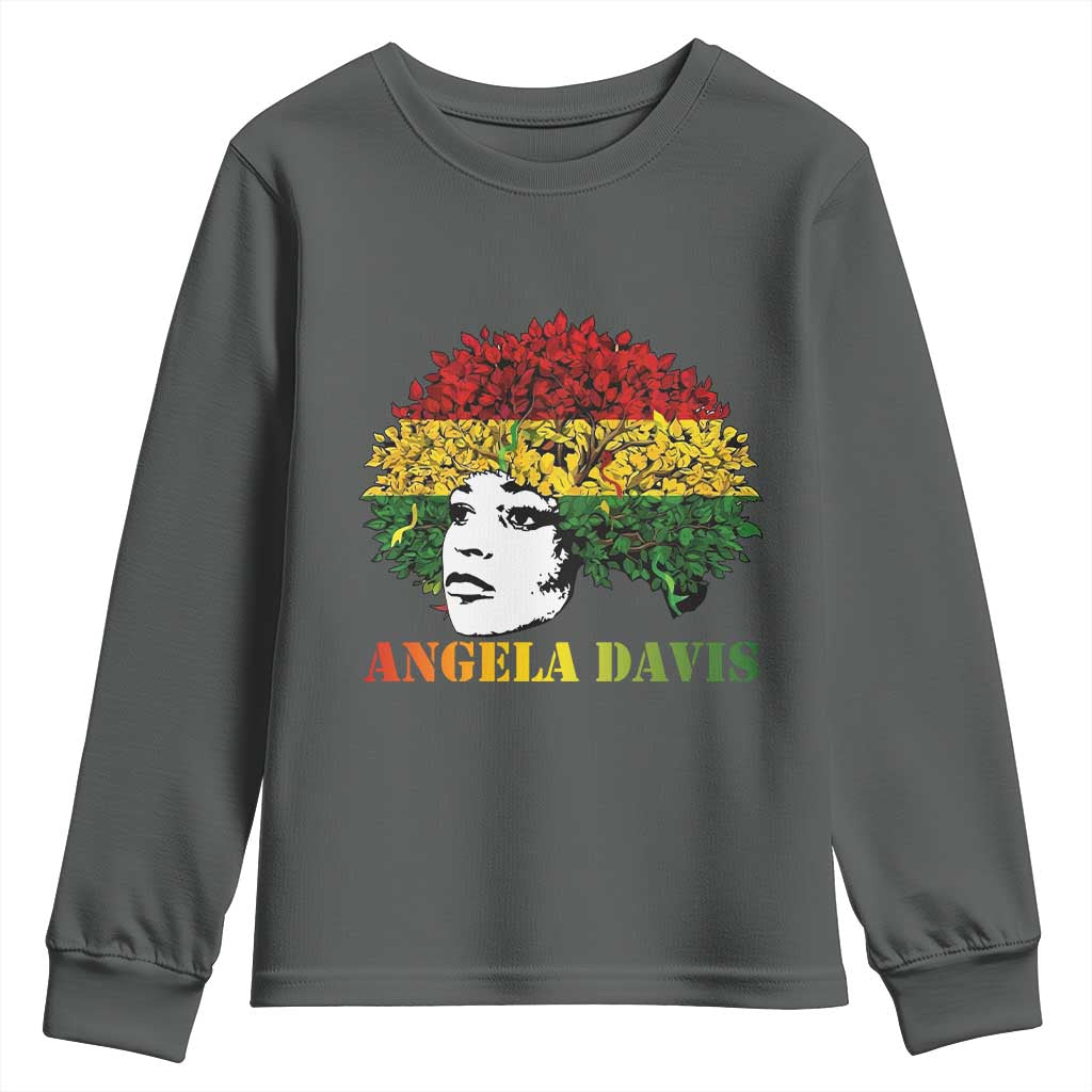 Angela Davis Youth Sweatshirt Black History Month