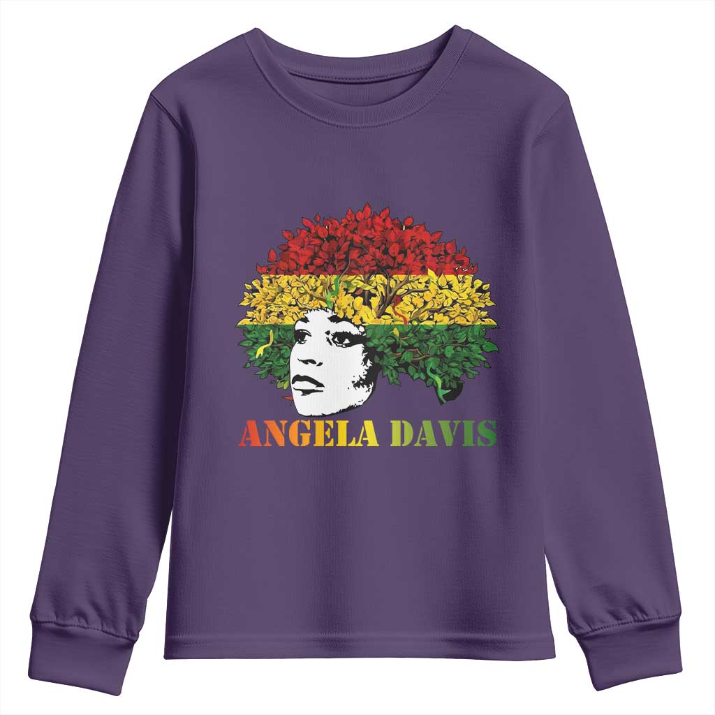 Angela Davis Youth Sweatshirt Black History Month