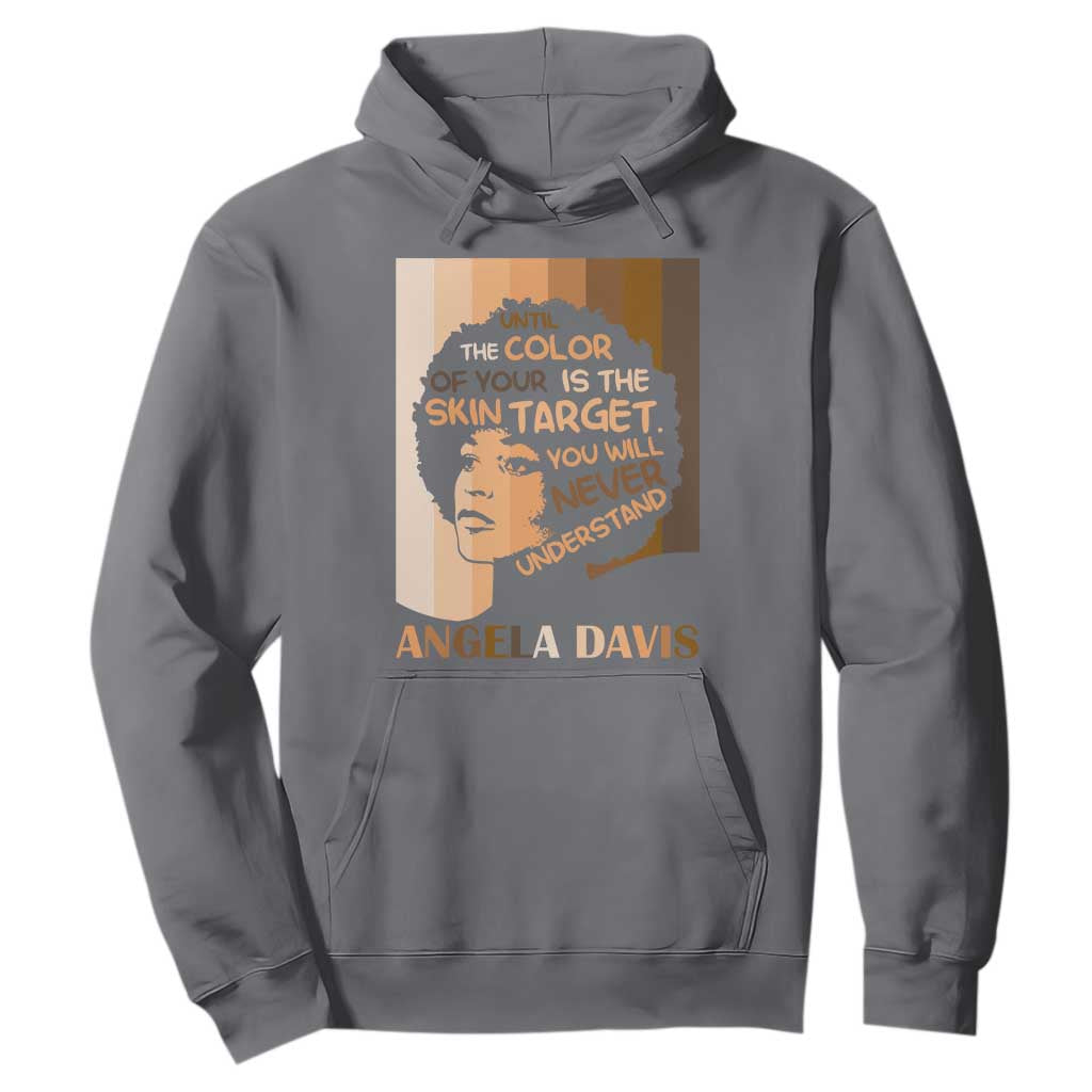 Angela Davis Inspirational Quote Hoodie Black Pride Melanin - African Pride