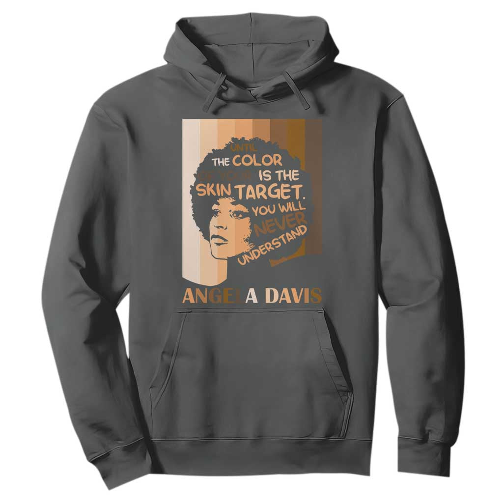 Angela Davis Inspirational Quote Hoodie Black Pride Melanin - African Pride