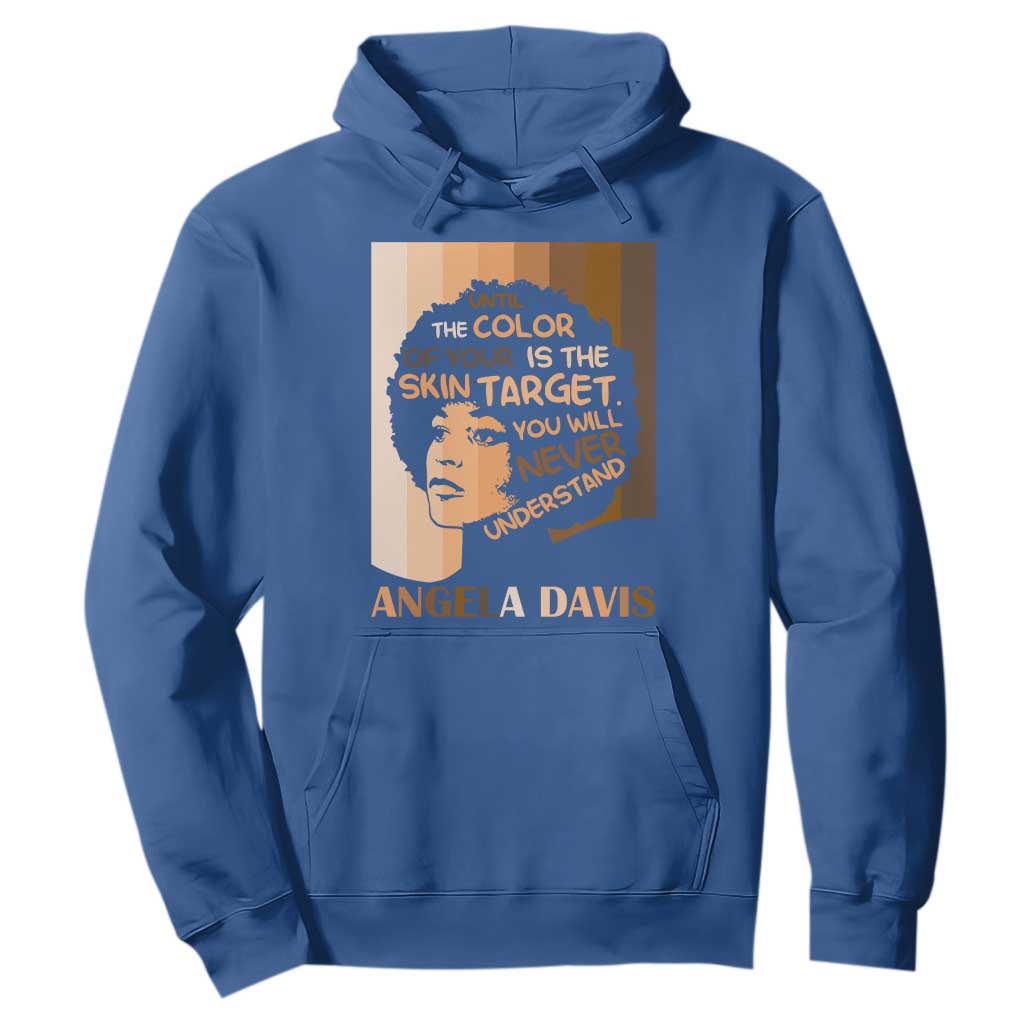 Angela Davis Inspirational Quote Hoodie Black Pride Melanin - African Pride