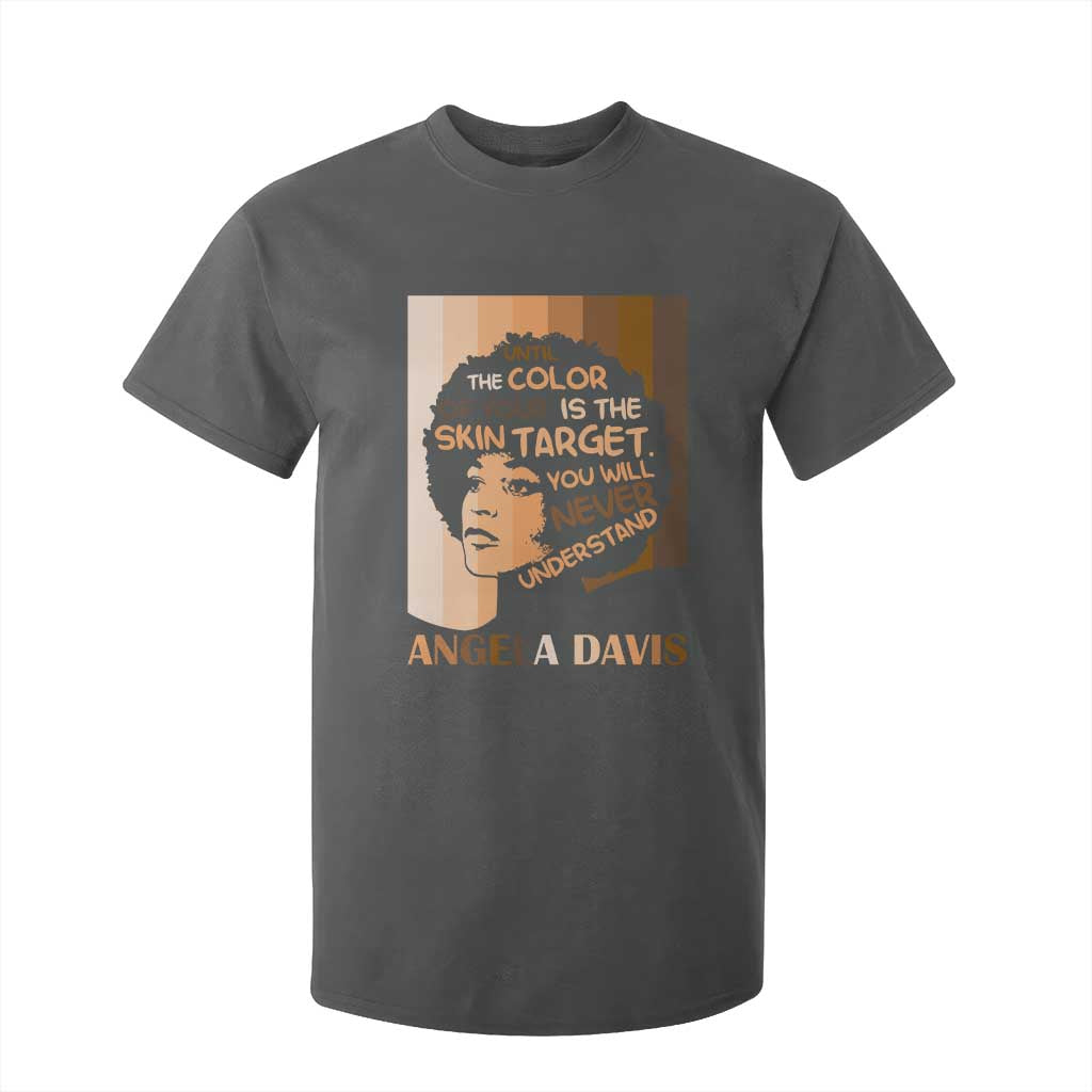 Angela Davis Inspirational Quote T Shirt For Kid Black Pride Melanin - African Pride