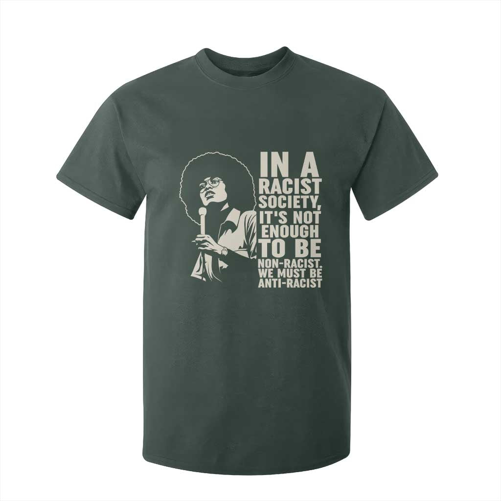 Angela Davis Inspirational Quote T Shirt For Kid - African Pride