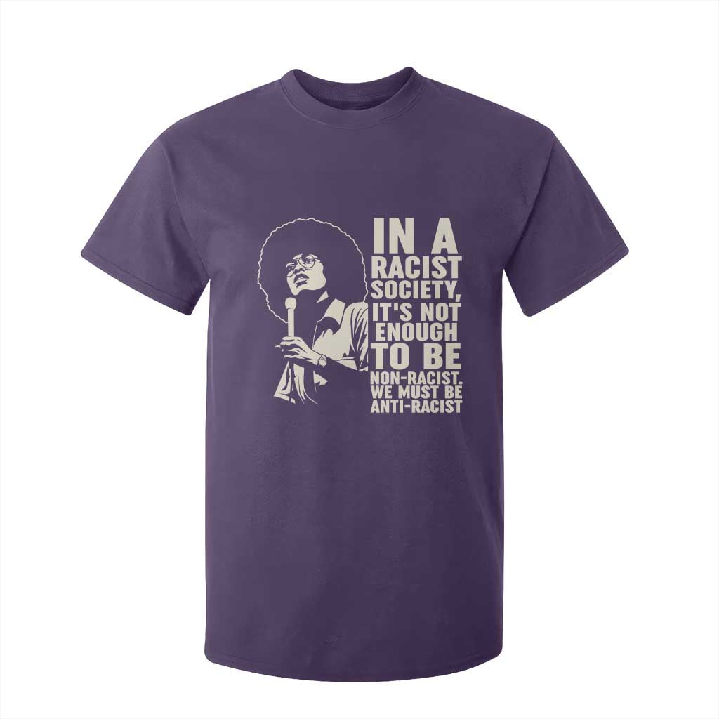 Angela Davis Inspirational Quote T Shirt For Kid - African Pride