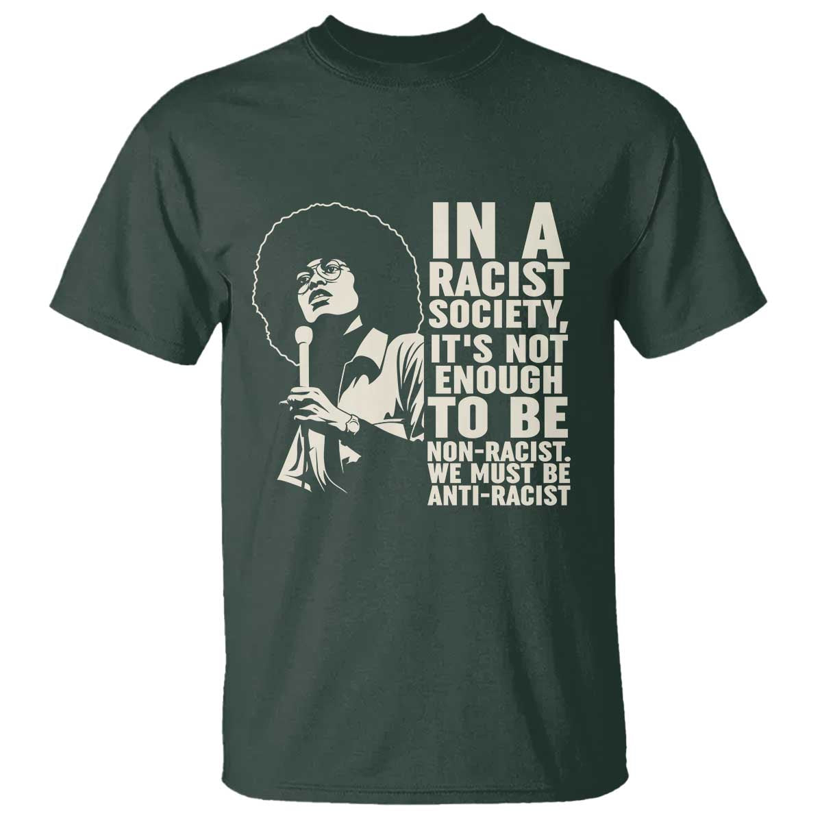 Angela Davis Inspirational Quote T Shirt - African Pride
