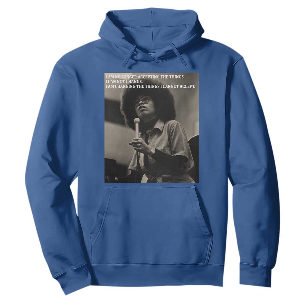 Angela Davis Inspirational Quote Hoodie Black History Month - African Pride