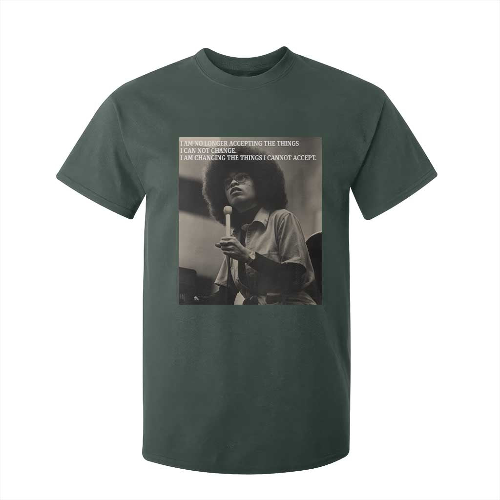 Angela Davis Inspirational Quote T Shirt For Kid Black History Month - African Pride