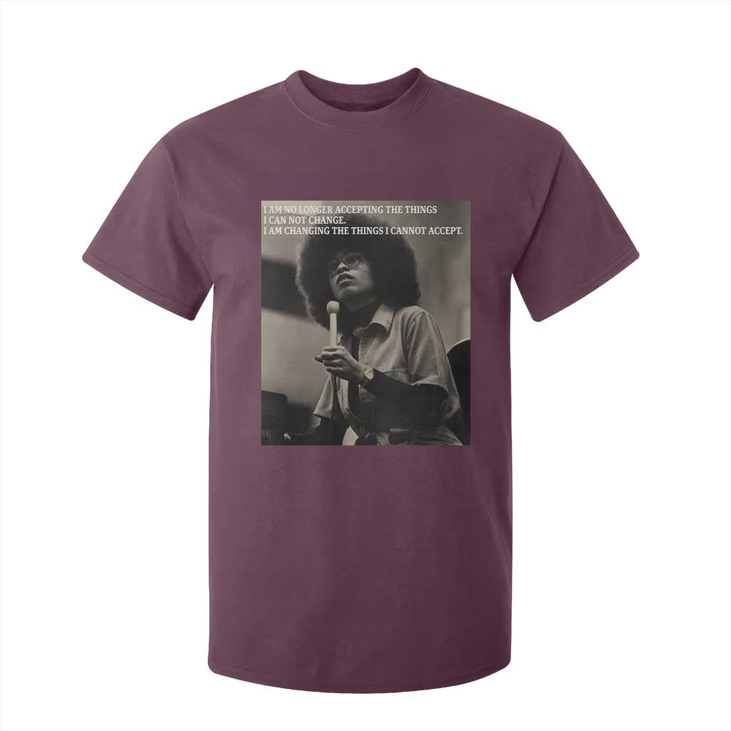 Angela Davis Inspirational Quote T Shirt For Kid Black History Month - African Pride