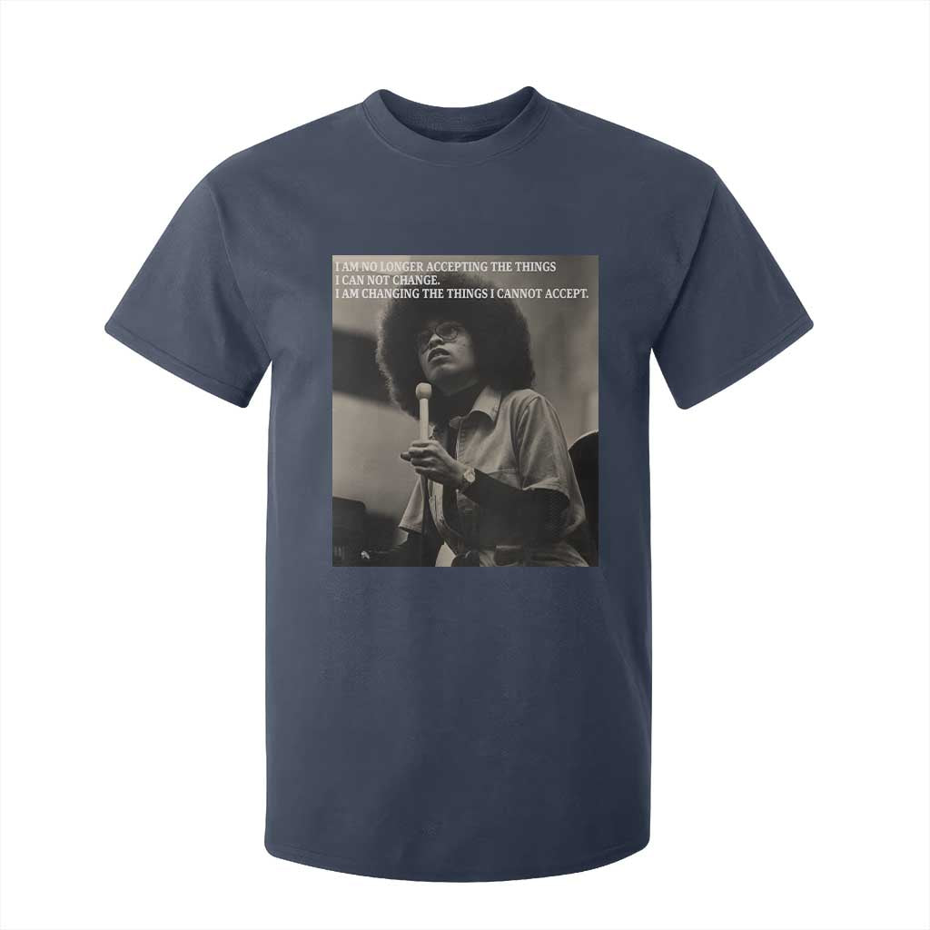 Angela Davis Inspirational Quote T Shirt For Kid Black History Month - African Pride