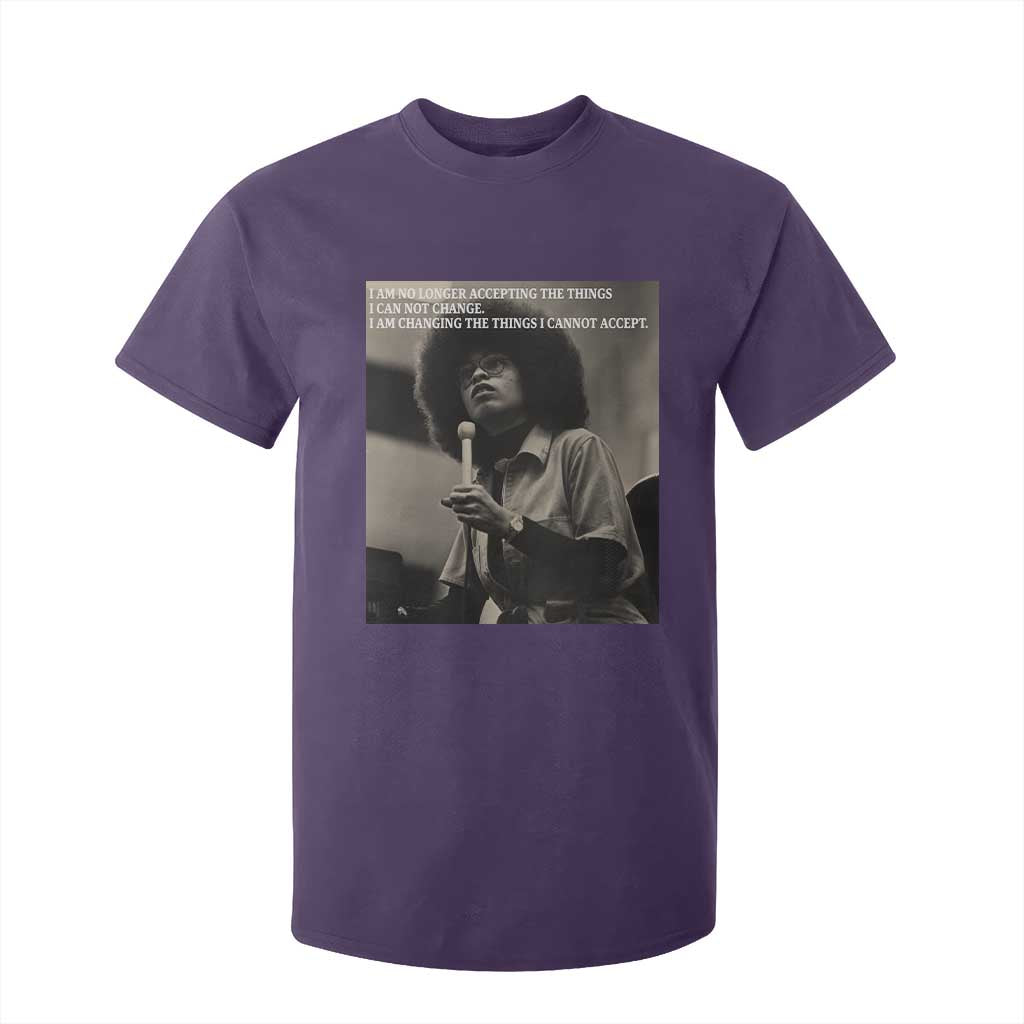Angela Davis Inspirational Quote T Shirt For Kid Black History Month - African Pride