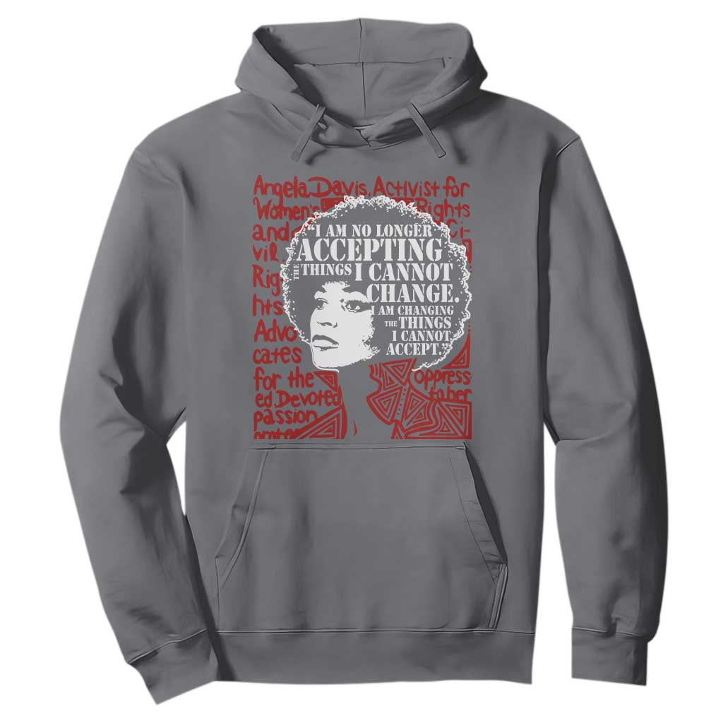 Angela Davis Inspirational Quote Hoodie Black History Month