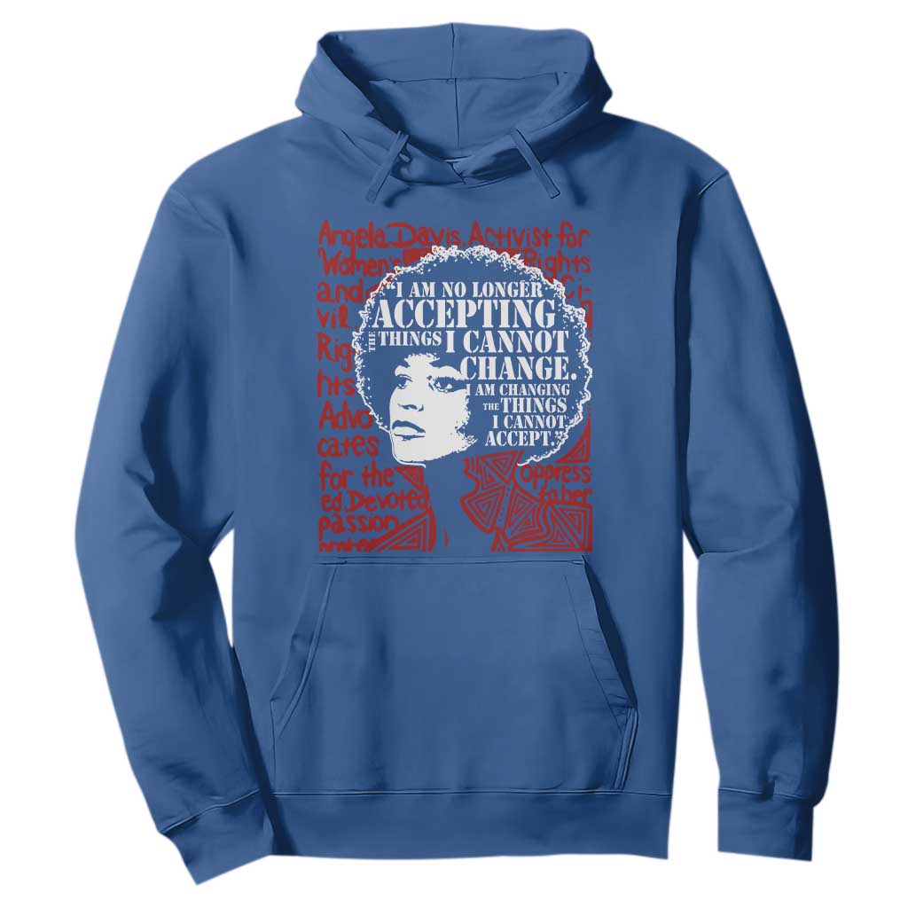 Angela Davis Inspirational Quote Hoodie Black History Month
