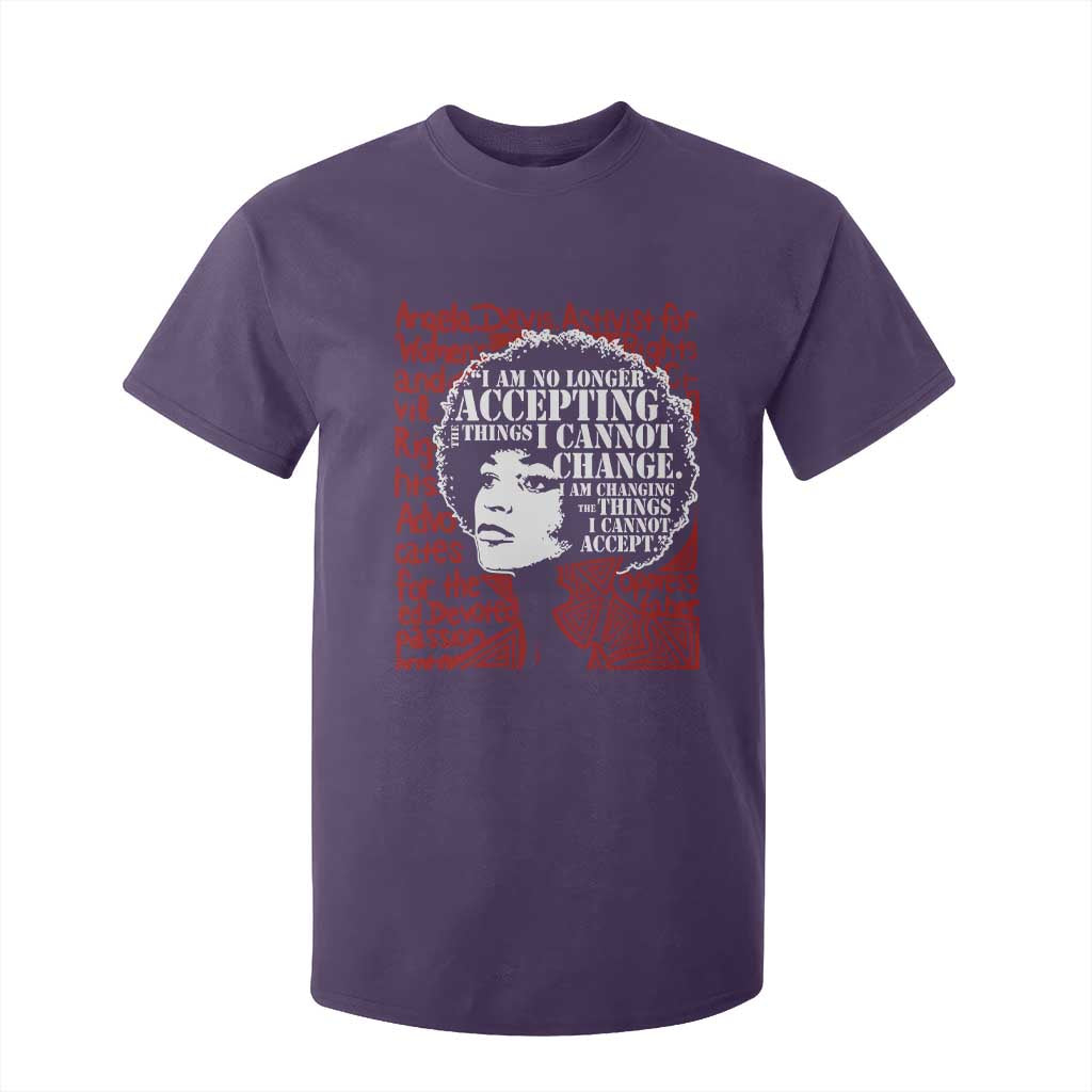 Angela Davis Inspirational Quote T Shirt For Kid Black History Month