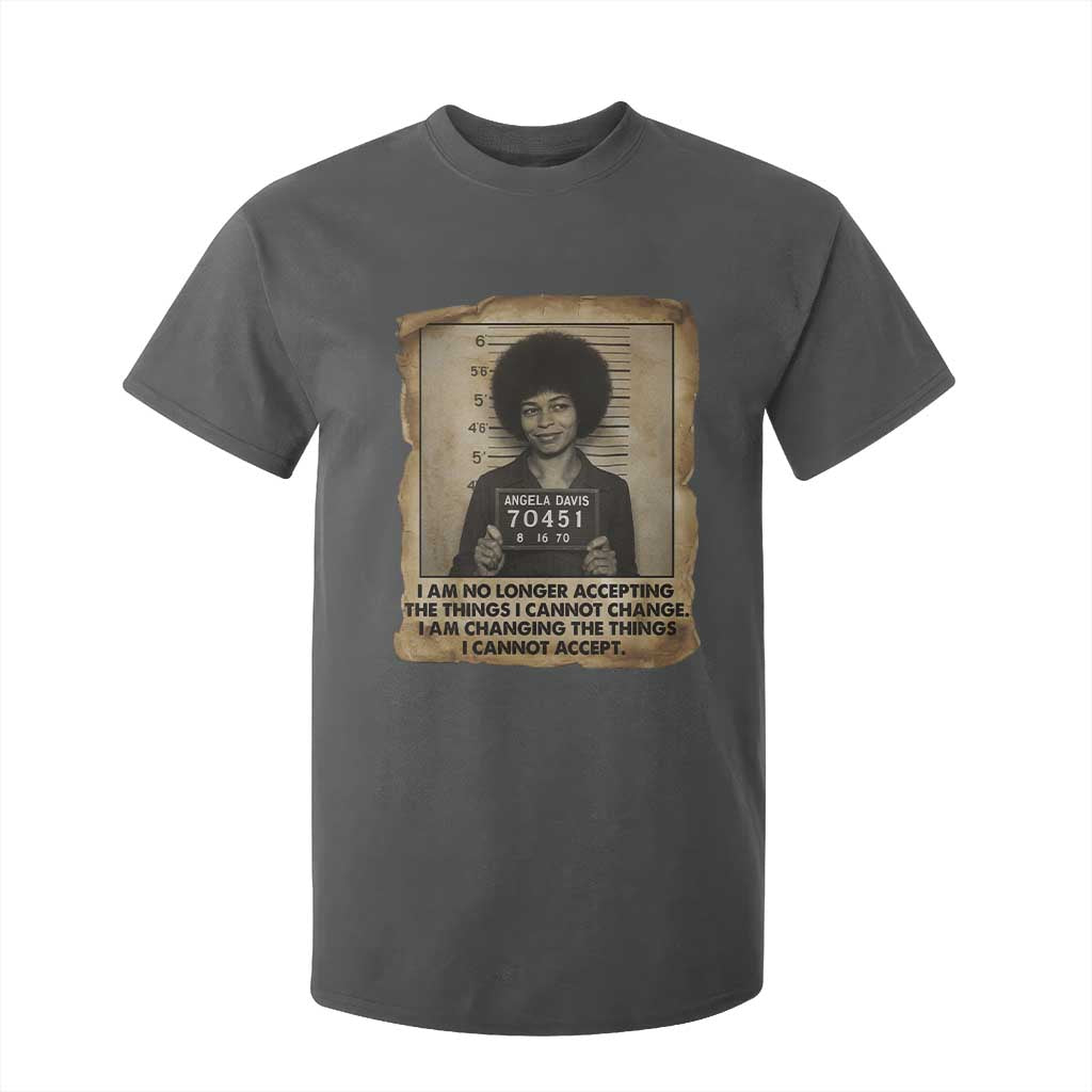 Angela Davis Inspirational Quote T Shirt For Kid Black History Melanin