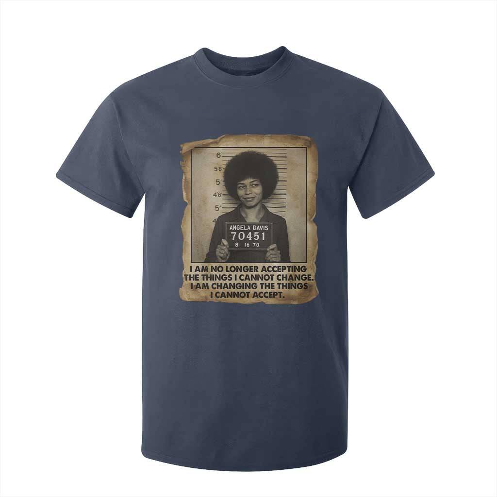 Angela Davis Inspirational Quote T Shirt For Kid Black History Melanin
