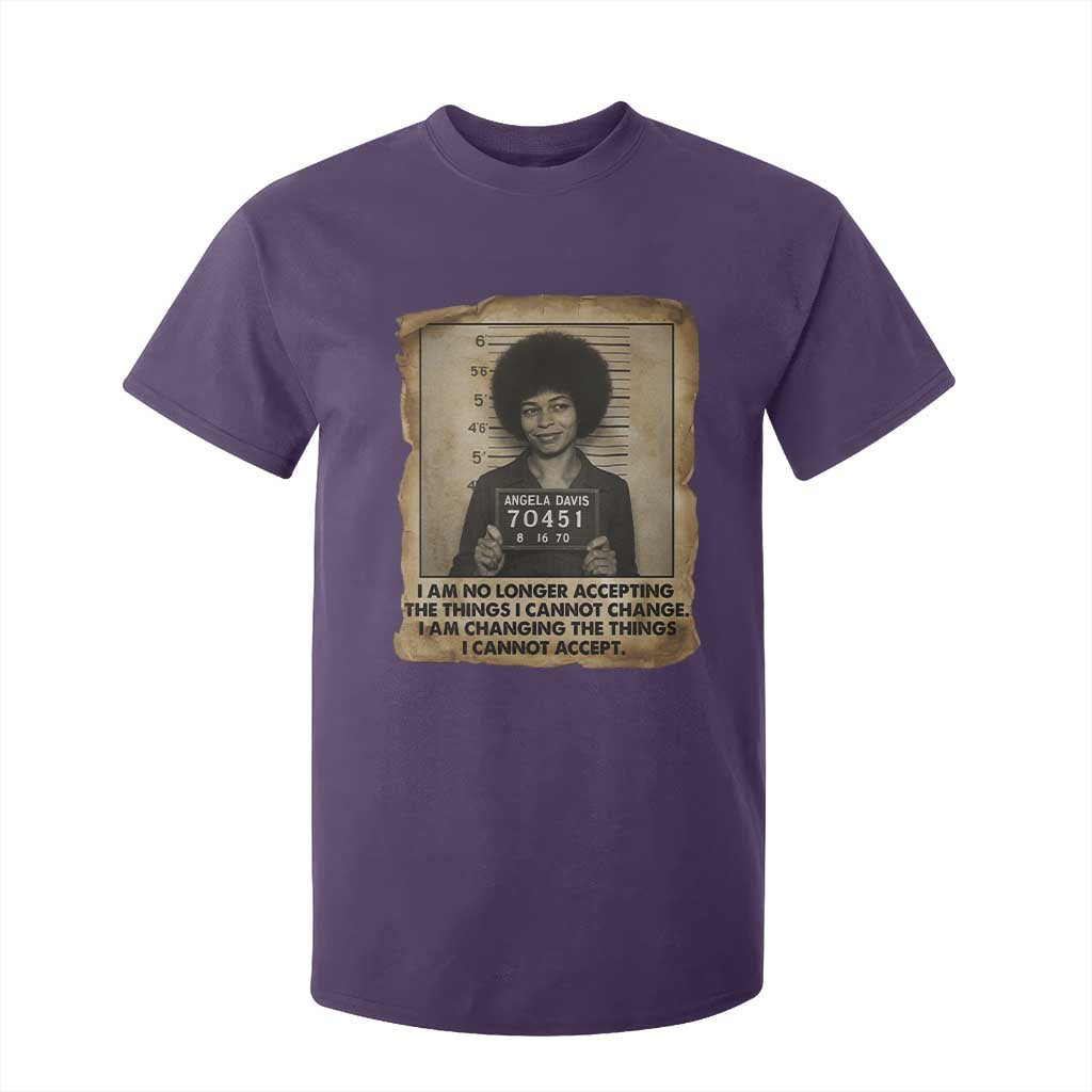 Angela Davis Inspirational Quote T Shirt For Kid Black History Melanin