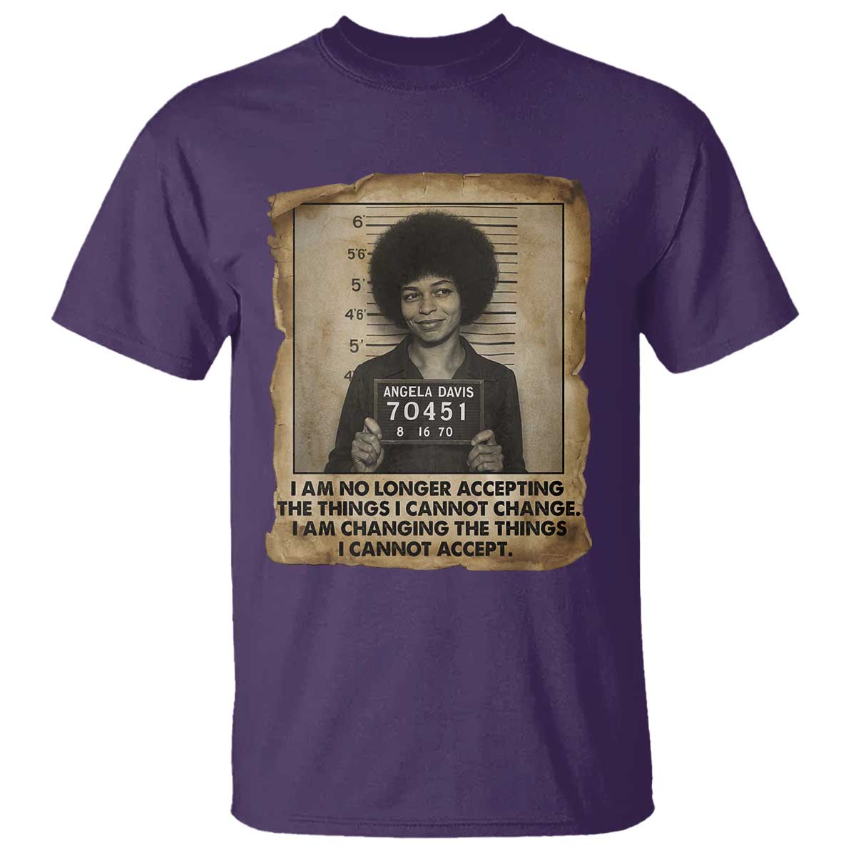 Angela Davis Inspirational Quote T Shirt Black History Melanin