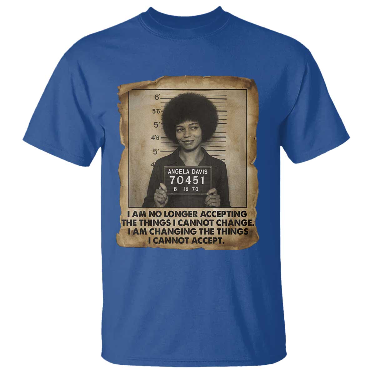 Angela Davis Inspirational Quote T Shirt Black History Melanin