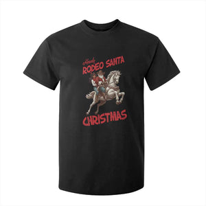 Black Cowboy Santa Christmas T Shirt For Kid African American Western - African Pride
