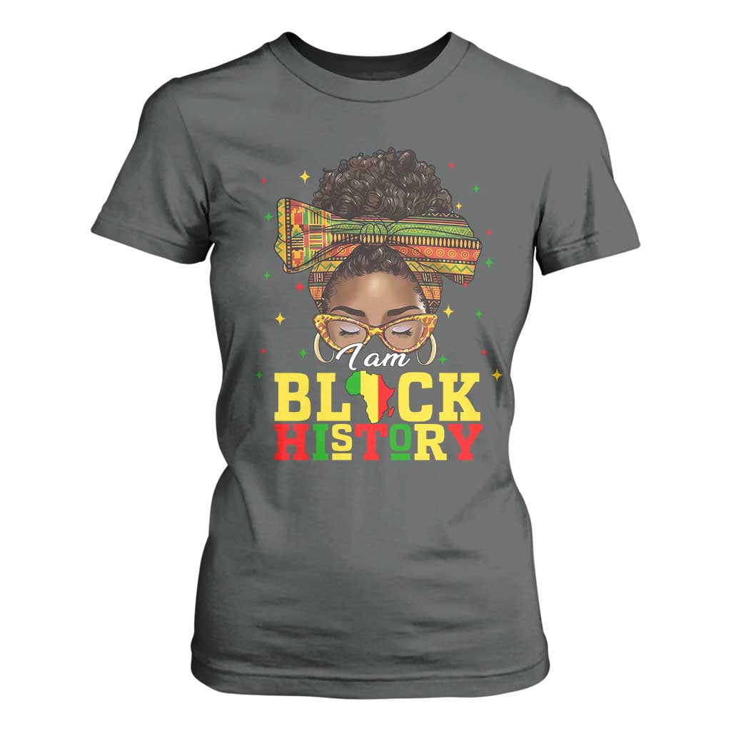Black History Month T Shirt For Women Messy Pun Afro African American