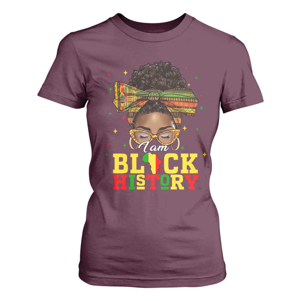 Black History Month T Shirt For Women Messy Pun Afro African American