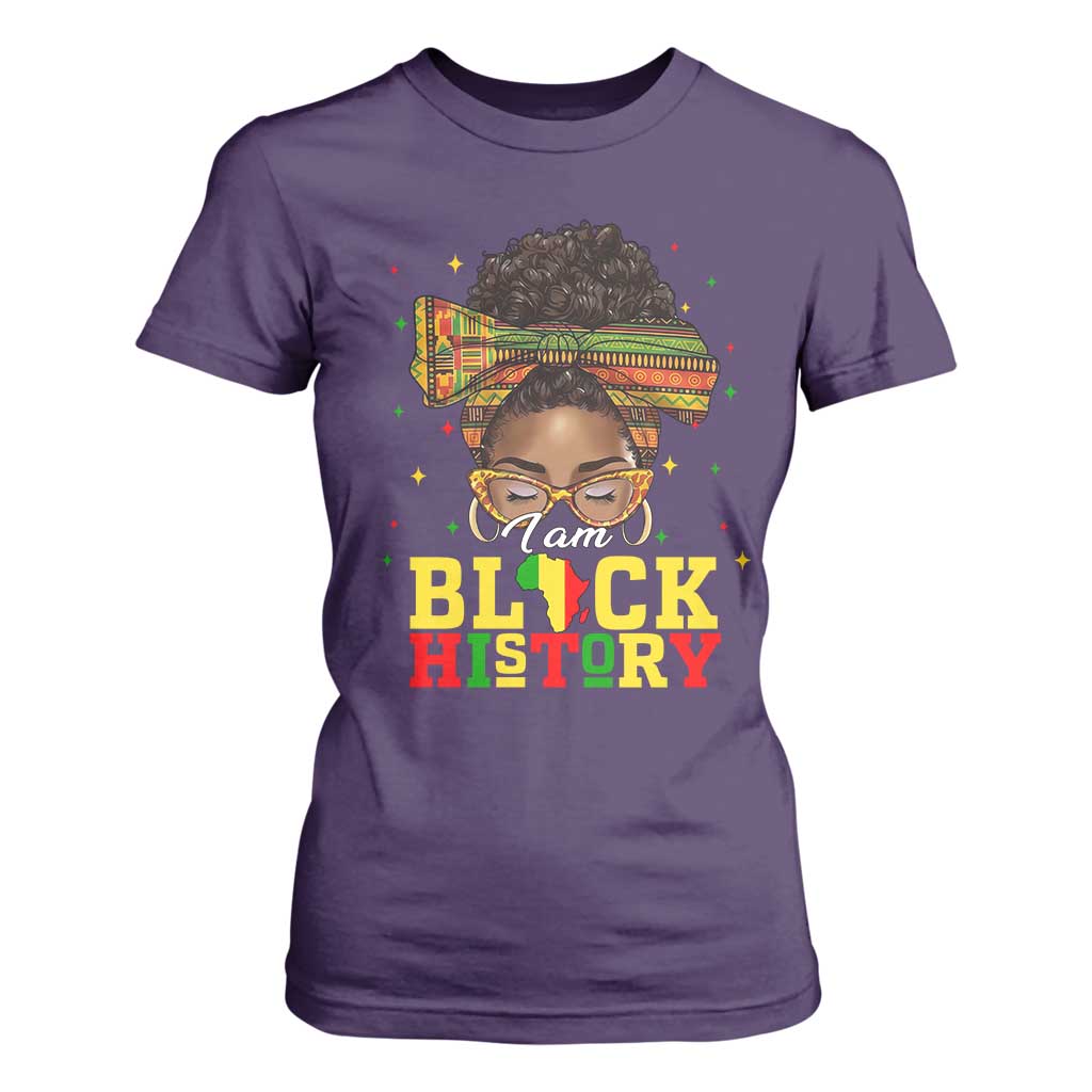 Black History Month T Shirt For Women Messy Pun Afro African American