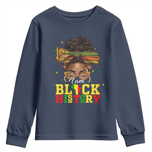 Black History Month Youth Sweatshirt Messy Pun Afro African American