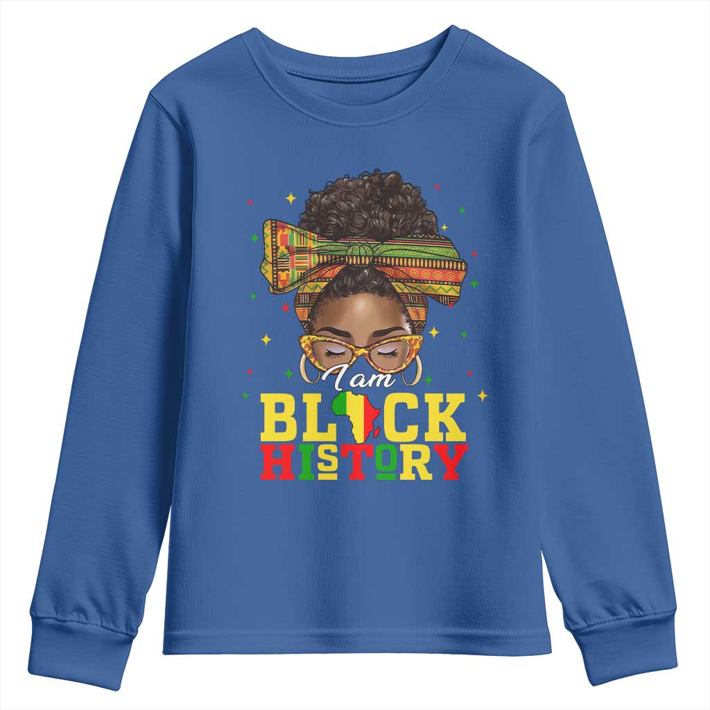 Black History Month Youth Sweatshirt Messy Pun Afro African American