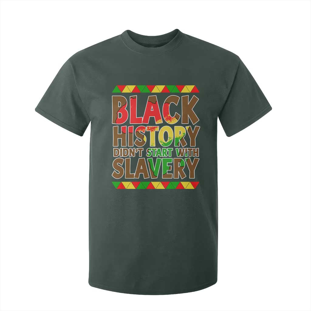 Black History Month T Shirt For Kid Black History Month Didn't Start With Slavery