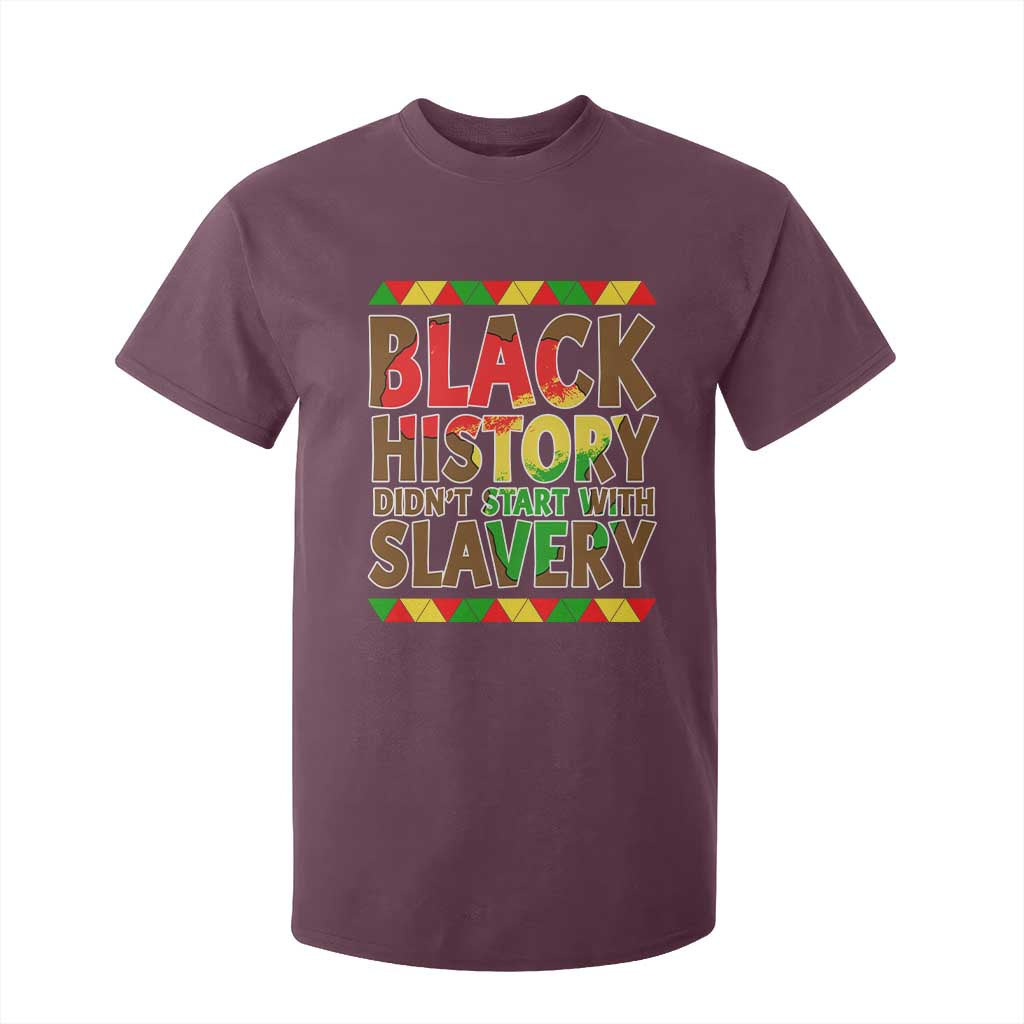 Black History Month T Shirt For Kid Black History Month Didn't Start With Slavery