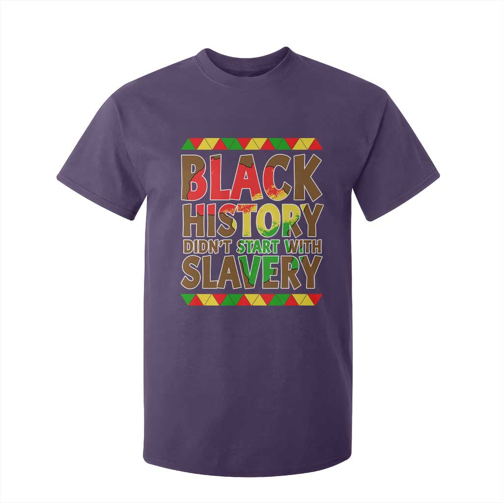Black History Month T Shirt For Kid Black History Month Didn't Start With Slavery