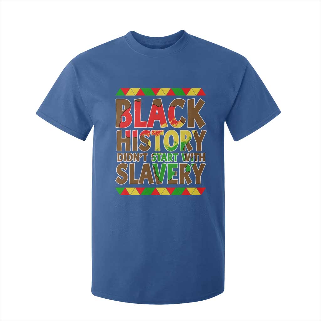 Black History Month T Shirt For Kid Black History Month Didn't Start With Slavery